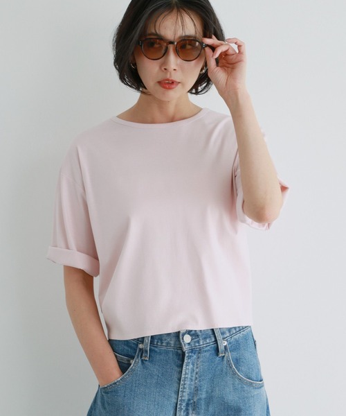 BARNYARDSTORM（バンヤードストーム）の「BARNYARDSTORM / バックポイントプルオーバー（Tシャツ/カットソー・レディース・ブラック/ホワイト/ピンク・FREE）」の3枚目の写真