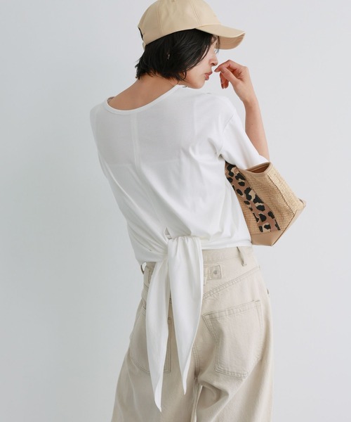 BARNYARDSTORM（バンヤードストーム）の「BARNYARDSTORM / バックポイントプルオーバー（Tシャツ/カットソー・レディース・ブラック/ホワイト/ピンク・FREE）」の13枚目の写真