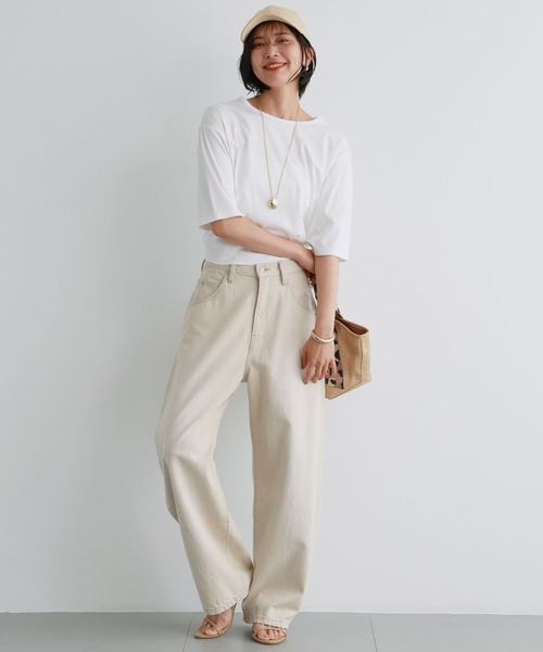 BARNYARDSTORM（バンヤードストーム）の「BARNYARDSTORM / バックポイントプルオーバー（Tシャツ/カットソー・レディース・ブラック/ホワイト/ピンク・FREE）」の11枚目の写真