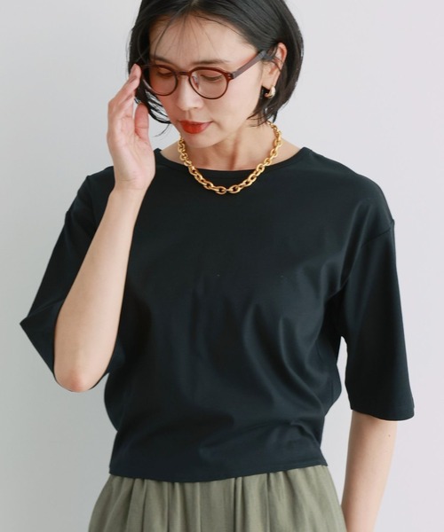 BARNYARDSTORM（バンヤードストーム）の「BARNYARDSTORM / バックポイントプルオーバー（Tシャツ/カットソー・レディース・ブラック/ホワイト/ピンク・FREE）」の9枚目の写真