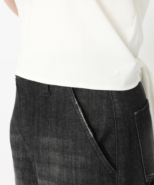 BARNYARDSTORM（バンヤードストーム）の「BARNYARDSTORM / バックポイントプルオーバー（Tシャツ/カットソー・レディース・ブラック/ホワイト/ピンク・FREE）」の5枚目の写真