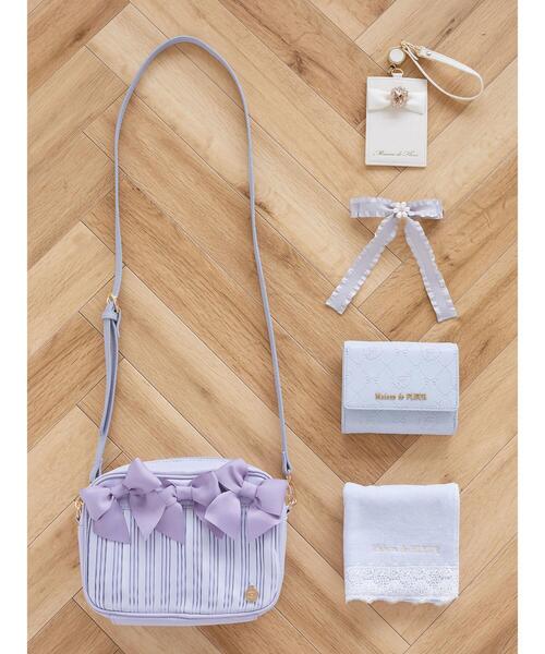 【セール】リボンプリーツショルダーバッグ（ショルダーバッグ）｜Maison de FLEUR（メゾンドフルール）