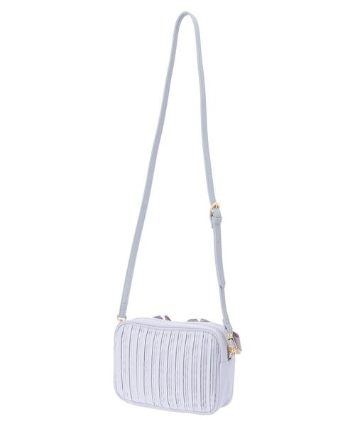 【セール】リボンプリーツショルダーバッグ（ショルダーバッグ）｜Maison de FLEUR（メゾンドフルール）