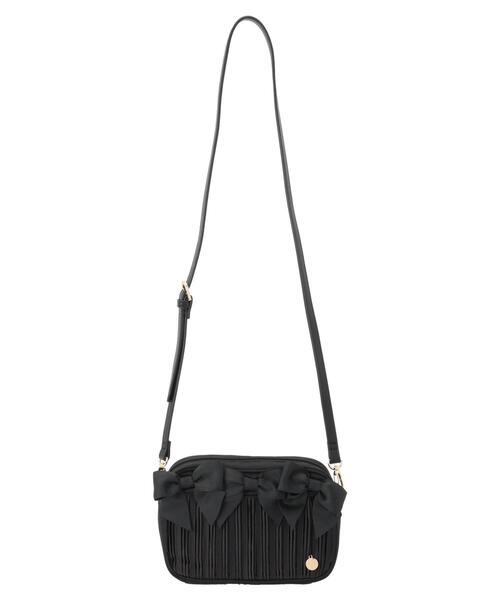 【セール】リボンプリーツショルダーバッグ（ショルダーバッグ）｜Maison de FLEUR（メゾンドフルール）