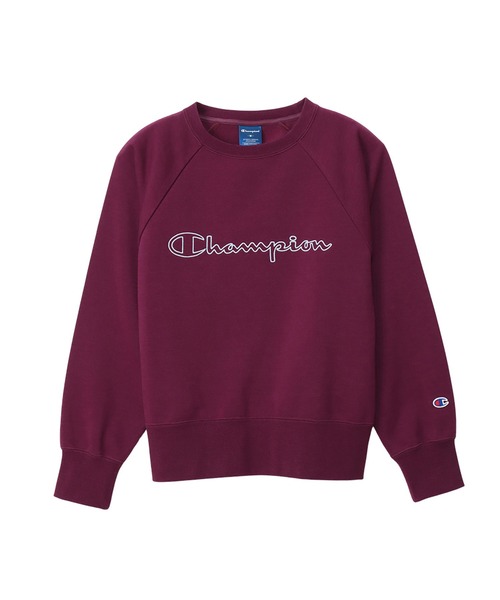 Champion(チャンピオン)の「【Champion/チャンピオン】レディース スポーツ テックウィーブテリークルーネックスウェットシャツ(スウェット・レディース・ブラック系その他/オリーブ/ピンク系その他7・LARGE/MEDIUM)」の3枚目の写真