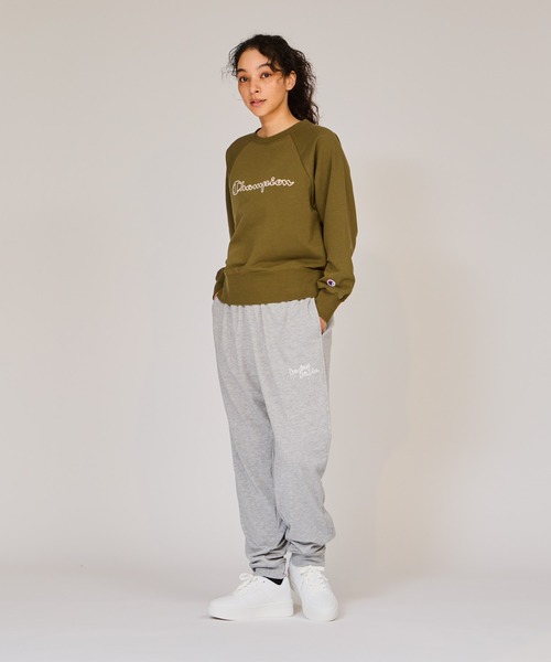 Champion(チャンピオン)の「【Champion/チャンピオン】レディース スポーツ テックウィーブテリークルーネックスウェットシャツ(スウェット・レディース・ブラック系その他/オリーブ/ピンク系その他7・LARGE/MEDIUM)」の7枚目の写真