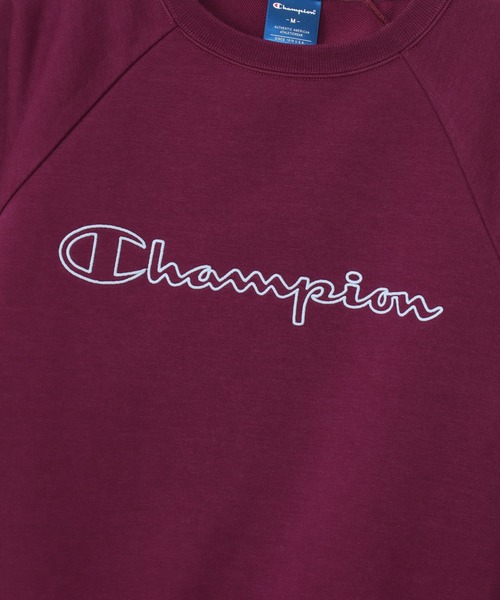 Champion(チャンピオン)の「【Champion/チャンピオン】レディース スポーツ テックウィーブテリークルーネックスウェットシャツ(スウェット・レディース・ブラック系その他/オリーブ/ピンク系その他7・LARGE/MEDIUM)」の19枚目の写真