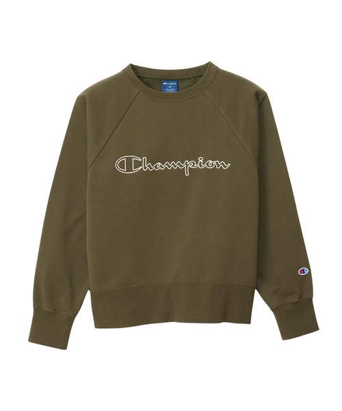 Champion(チャンピオン)の「【Champion/チャンピオン】レディース スポーツ テックウィーブテリークルーネックスウェットシャツ(スウェット・レディース・ブラック系その他/オリーブ/ピンク系その他7・LARGE/MEDIUM)」の10枚目の写真