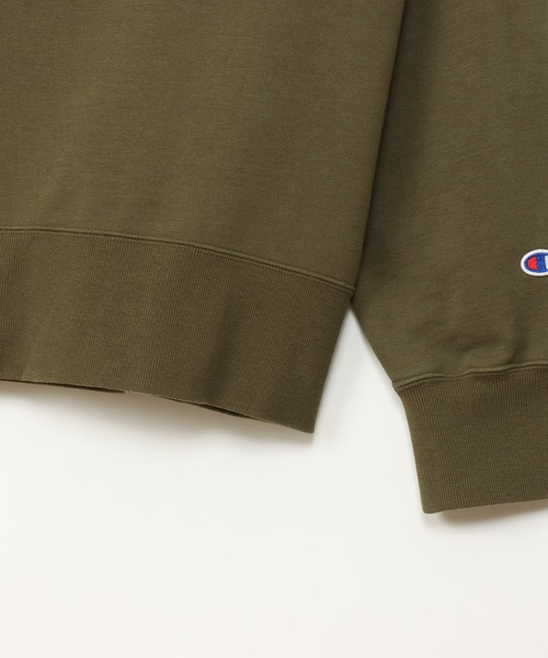Champion(チャンピオン)の「【Champion/チャンピオン】レディース スポーツ テックウィーブテリークルーネックスウェットシャツ(スウェット・レディース・ブラック系その他/オリーブ/ピンク系その他7・LARGE/MEDIUM)」の14枚目の写真