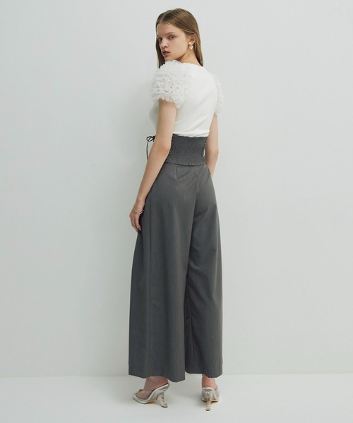 EIMY ISTOIRE(エイミーイストワール)の「ウエストコルセットパンツ(その他パンツ・レディース・ベージュ/ブラック/グレー・S/M)」の5枚目の写真