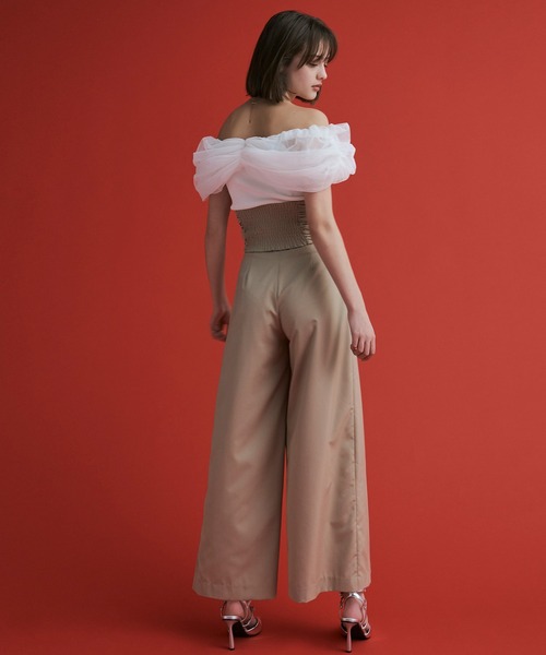 EIMY ISTOIRE(エイミーイストワール)の「ウエストコルセットパンツ(その他パンツ・レディース・ベージュ/ブラック/グレー・S/M)」の10枚目の写真