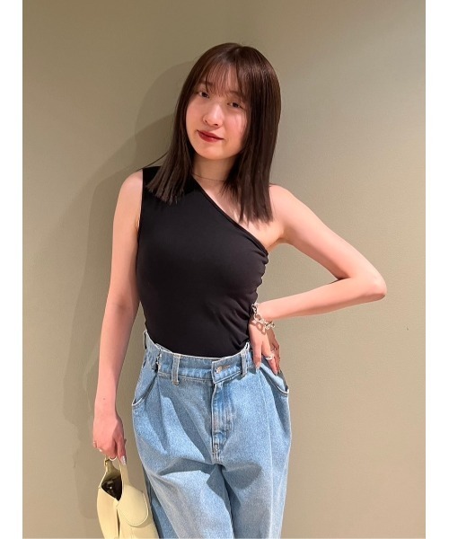 SNIDEL（スナイデル）の「カップインアシメタンク（タンクトップ