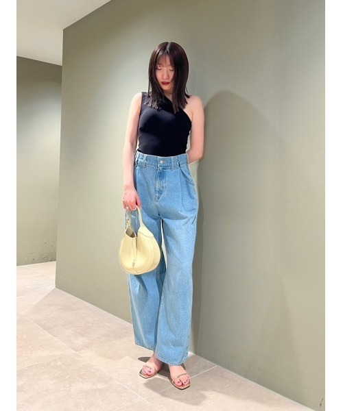 SNIDEL(スナイデル)の「カップインアシメタンク(タンクトップ・レディース・チャコールグレー/ブラック/ホワイト・FREE)」の12枚目の写真