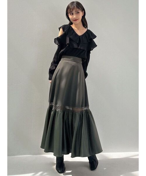 RESEXXY（リゼクシー）の「ポイントオープンブラウス（シャツ/ブラウス・レディース・ホワイト/ブルー/ブラック・FREE）」の18枚目の写真