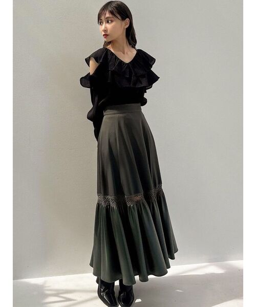 RESEXXY（リゼクシー）の「ポイントオープンブラウス（シャツ/ブラウス・レディース・ホワイト/ブルー/ブラック・FREE）」の19枚目の写真