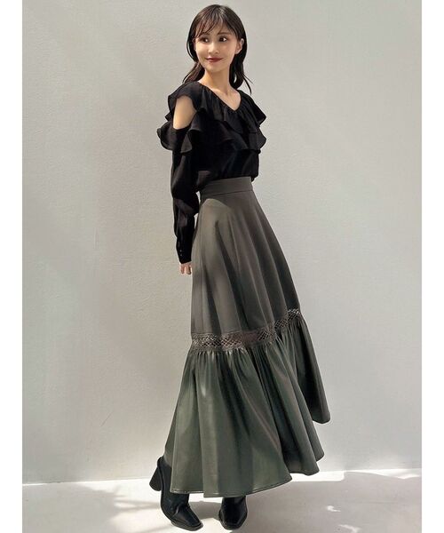 RESEXXY（リゼクシー）の「ポイントオープンブラウス（シャツ/ブラウス・レディース・ホワイト/ブルー/ブラック・FREE）」の20枚目の写真