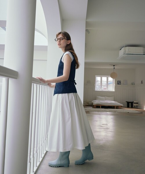 FREAK'S STORE（フリークスストア）の「Rockfish Weatherwear/ロックフィッシュ ウェザーウェア ORIGINAL MATT LONG RAINBOOTS/オリジナル マットロングレインブーツ（レインシューズ・レディース・ブラック/ナチュラル/ブルーグリーン・23.5cm/24.5cm）」の18枚目の写真