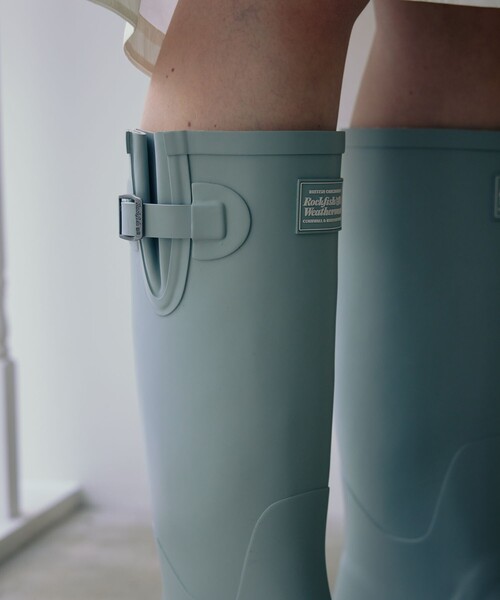 FREAK'S STORE（フリークスストア）の「Rockfish Weatherwear/ロックフィッシュ ウェザーウェア ORIGINAL MATT LONG RAINBOOTS/オリジナル マットロングレインブーツ（レインシューズ・レディース・ブラック/ナチュラル/ブルーグリーン・23.5cm/24.5cm）」の14枚目の写真