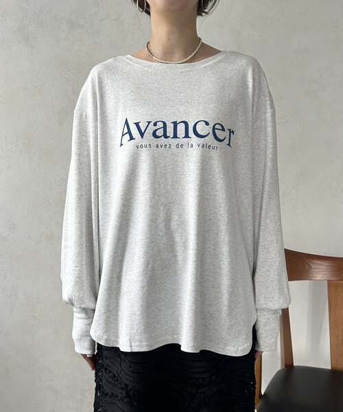 DouDou（ドゥドゥ）の「【WEB限定】AvancerシルケットロンTEE（Tシャツ/カットソー・レディース・グレー/オフホワイト/ブラック・FREE）」の18枚目の写真
