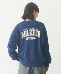 MILKFED. | COLLEGE LOGO SWEAT TOP(スウェット)