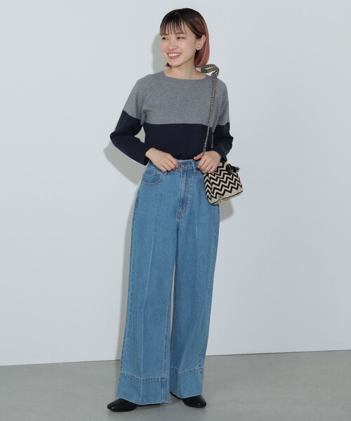 総針 配色プルオーバーニット（ニット/セーター）｜BEAMS HEART（ビームスハート）