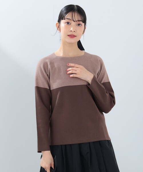 総針 配色プルオーバーニット（ニット/セーター）｜BEAMS HEART（ビームスハート）