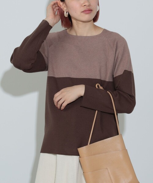 総針 配色プルオーバーニット（ニット/セーター）｜BEAMS HEART（ビームスハート）