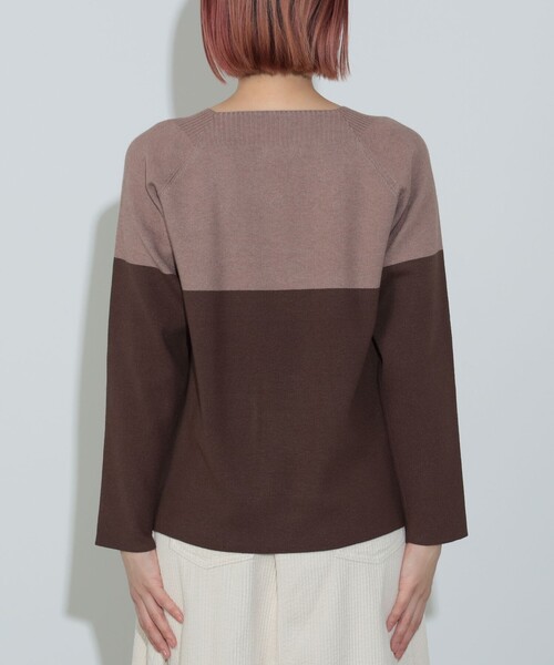 総針 配色プルオーバーニット（ニット/セーター）｜BEAMS HEART（ビームスハート）