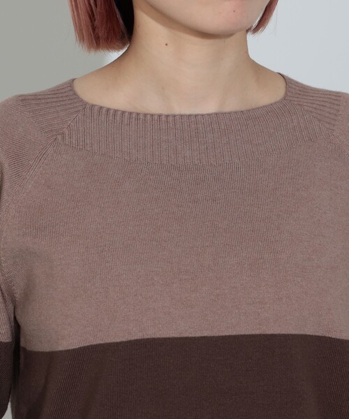 総針 配色プルオーバーニット（ニット/セーター）｜BEAMS HEART（ビームスハート）