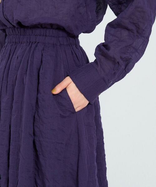 【セール】タックギャザースカート（スカート）｜conges payes ADIEU TRISTESSE（コンジェ ペイエ アデュートリステス）