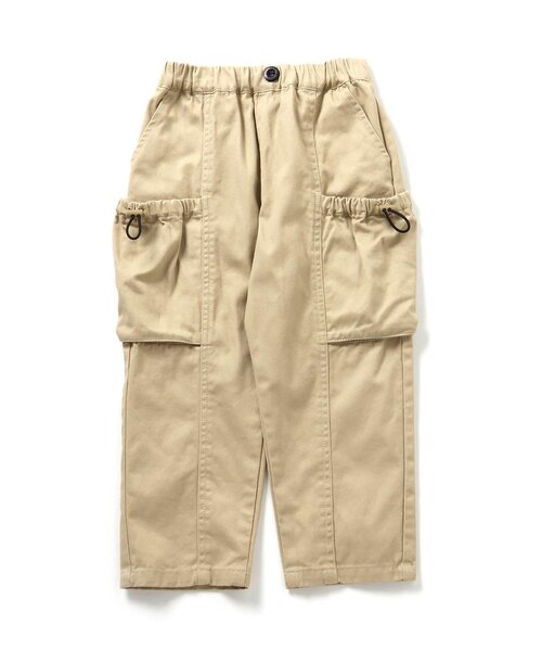 apres les cours（アプレレクール）の「ドロストカーゴパンツ（カーゴパンツ・キッズ・ベージュ/インディゴブルー・80/90/100/110/120/130）」の18枚目の写真