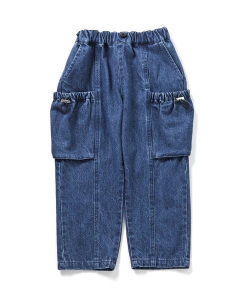 apres les cours（アプレレクール）の「ドロストカーゴパンツ（カーゴパンツ・キッズ・ベージュ/インディゴブルー・80/90/100/110/120/130）」の10枚目の写真