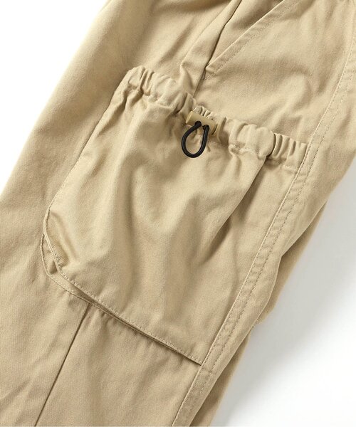 apres les cours（アプレレクール）の「ドロストカーゴパンツ（カーゴパンツ・キッズ・ベージュ/インディゴブルー・80/90/100/110/120/130）」の4枚目の写真