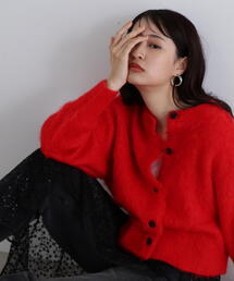 N.(N. Natural Beauty Basic) | ◆クルーネックフェザーカーディガン(カーディガン/ボレロ)