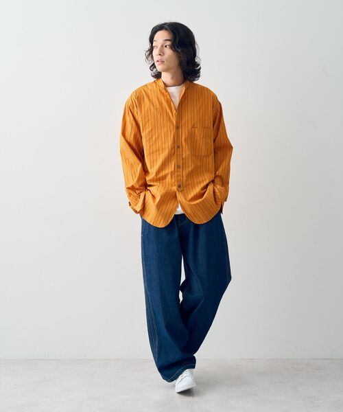CRAFT STANDARD BOUTIQUE(クラフトスタンダードブティック)の「デニム2タックワイドテーパードパンツ(デニムパンツ・レディース・ブラック/ダークインディゴブルー・S/M/L/XL)」の15枚目の写真