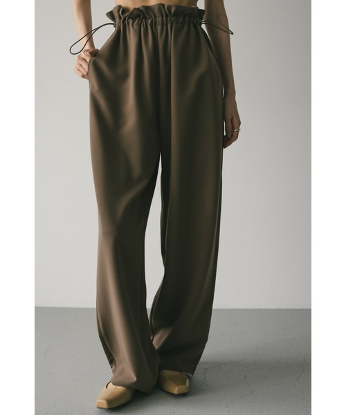 STYLEMIXER（スタイルミキサー）の「サイドラインドロストパンツ（その他パンツ・レディース・ライトブラウン/ベージュ/マジェンタ・SMALL/MEDIUM）」の2枚目の写真