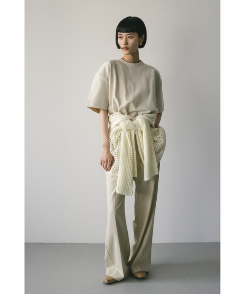 STYLEMIXER（スタイルミキサー）の「ワイドストレートタックパンツ（スラックス・レディース・アイボリー/ブラック/カーキ・SMALL/MEDIUM）」の21枚目の写真