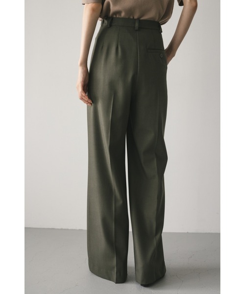 STYLEMIXER（スタイルミキサー）の「ワイドストレートタックパンツ（スラックス・レディース・アイボリー/ブラック/カーキ・SMALL/MEDIUM）」の14枚目の写真