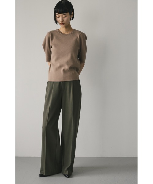 STYLEMIXER（スタイルミキサー）の「ワイドストレートタックパンツ（スラックス・レディース・アイボリー/ブラック/カーキ・SMALL/MEDIUM）」の15枚目の写真