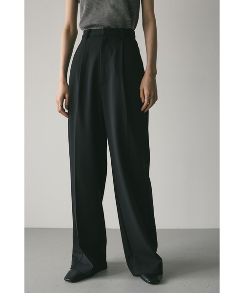 STYLEMIXER（スタイルミキサー）の「ワイドストレートタックパンツ（スラックス・レディース・アイボリー/ブラック/カーキ・SMALL/MEDIUM）」の5枚目の写真