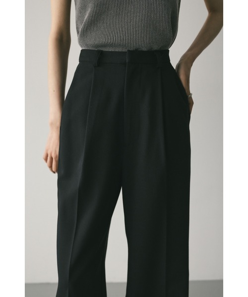 STYLEMIXER（スタイルミキサー）の「ワイドストレートタックパンツ（スラックス・レディース・アイボリー/ブラック/カーキ・SMALL/MEDIUM）」の7枚目の写真