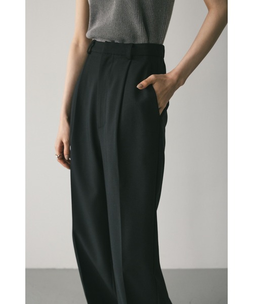 STYLEMIXER（スタイルミキサー）の「ワイドストレートタックパンツ（スラックス・レディース・アイボリー/ブラック/カーキ・SMALL/MEDIUM）」の8枚目の写真