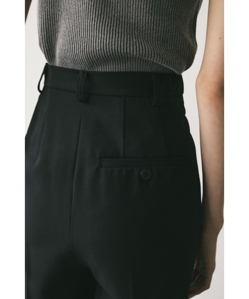 STYLEMIXER（スタイルミキサー）の「ワイドストレートタックパンツ（スラックス・レディース・アイボリー/ブラック/カーキ・SMALL/MEDIUM）」の10枚目の写真