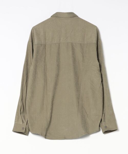 aimoha(アイモハ)の「aimoha men Textured Chic Shirt(シャツ/ブラウス・メンズ・グリーン/ブラック/ライトベージュ・MEDIUM/LARGE/X-LARGE/XX-LARGE)」の4枚目の写真