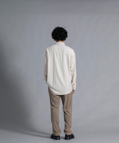 aimoha(アイモハ)の「aimoha men Textured Chic Shirt(シャツ/ブラウス・メンズ・グリーン/ブラック/ライトベージュ・MEDIUM/LARGE/X-LARGE/XX-LARGE)」の19枚目の写真