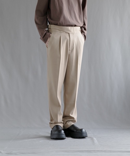 aimoha(アイモハ)の「【aimoha neo】 Classic Tailored Dress Pants(スラックス・メンズ・ブラック/ベージュ/グレー・SMALL/MEDIUM/LARGE/X-LARGE)」の3枚目の写真