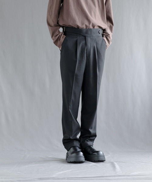 aimoha(アイモハ)の「【aimoha neo】 Classic Tailored Dress Pants(スラックス・メンズ・ブラック/ベージュ/グレー・SMALL/MEDIUM/LARGE/X-LARGE)」の1枚目の写真