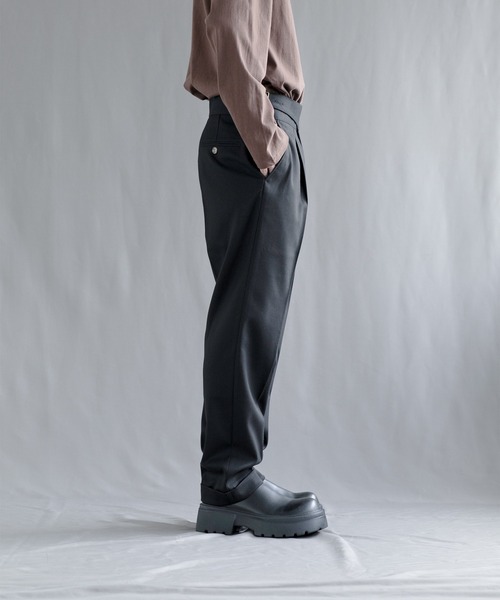 aimoha(アイモハ)の「【aimoha neo】 Classic Tailored Dress Pants(スラックス・メンズ・ブラック/ベージュ/グレー・SMALL/MEDIUM/LARGE/X-LARGE)」の18枚目の写真