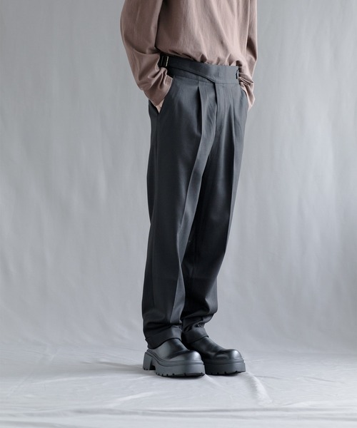 aimoha(アイモハ)の「【aimoha neo】 Classic Tailored Dress Pants(スラックス・メンズ・ブラック/ベージュ/グレー・SMALL/MEDIUM/LARGE/X-LARGE)」の6枚目の写真