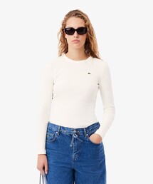 LACOSTE(���R�X�e)�̃����|�C���g���u�j�b�g�X�����Z�[�^�[(T�V���c/�J�b�g�\�[)